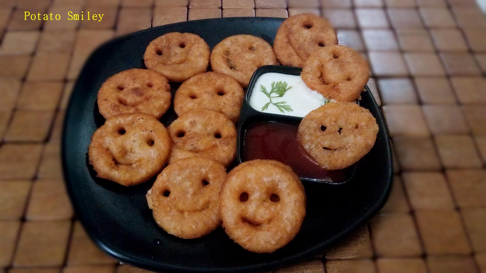 Potato Smiley   Easy Homemade Potato Smiles Recipe   Palate's Desire