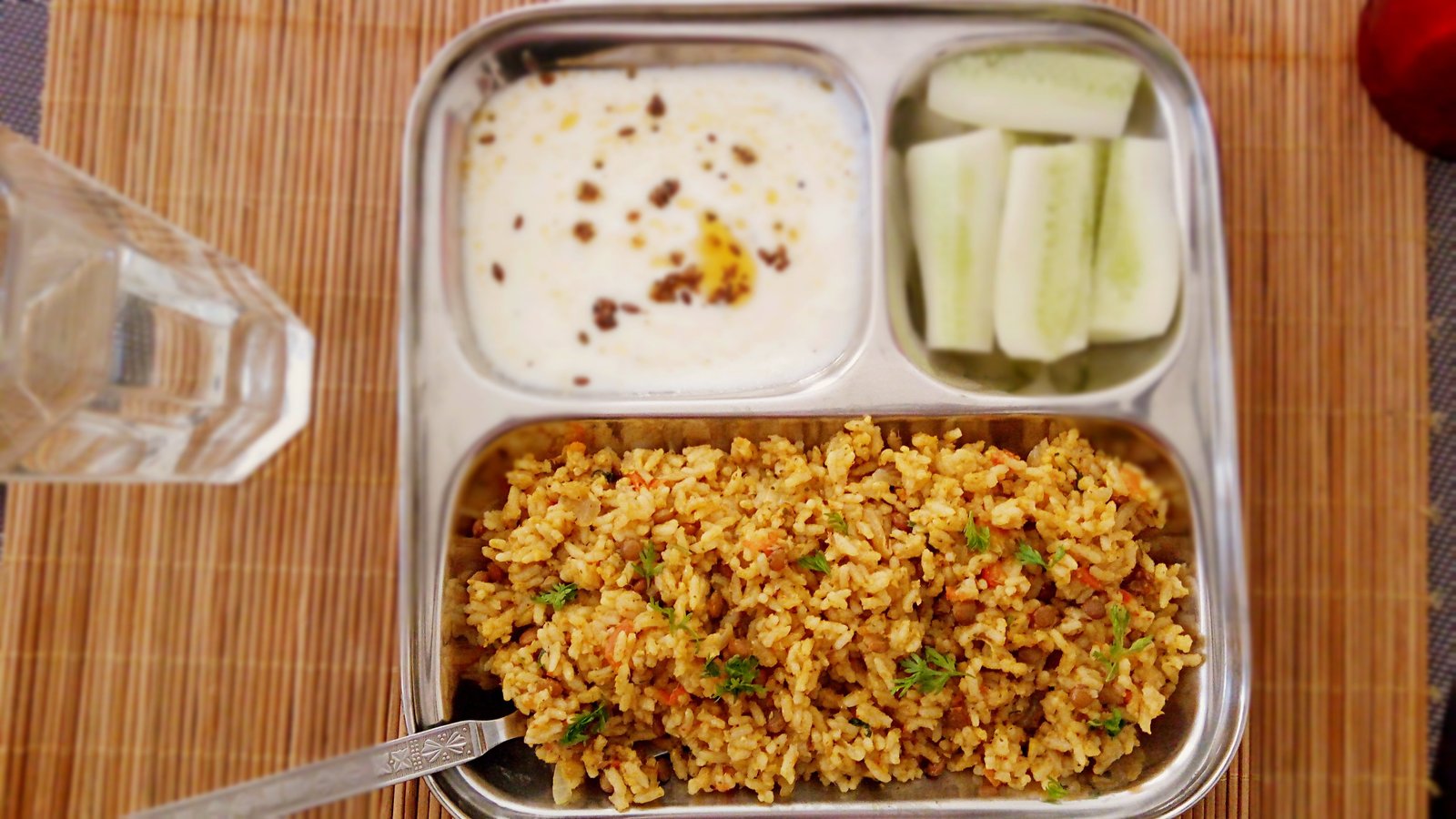 Sabut Masoor Dal Rice