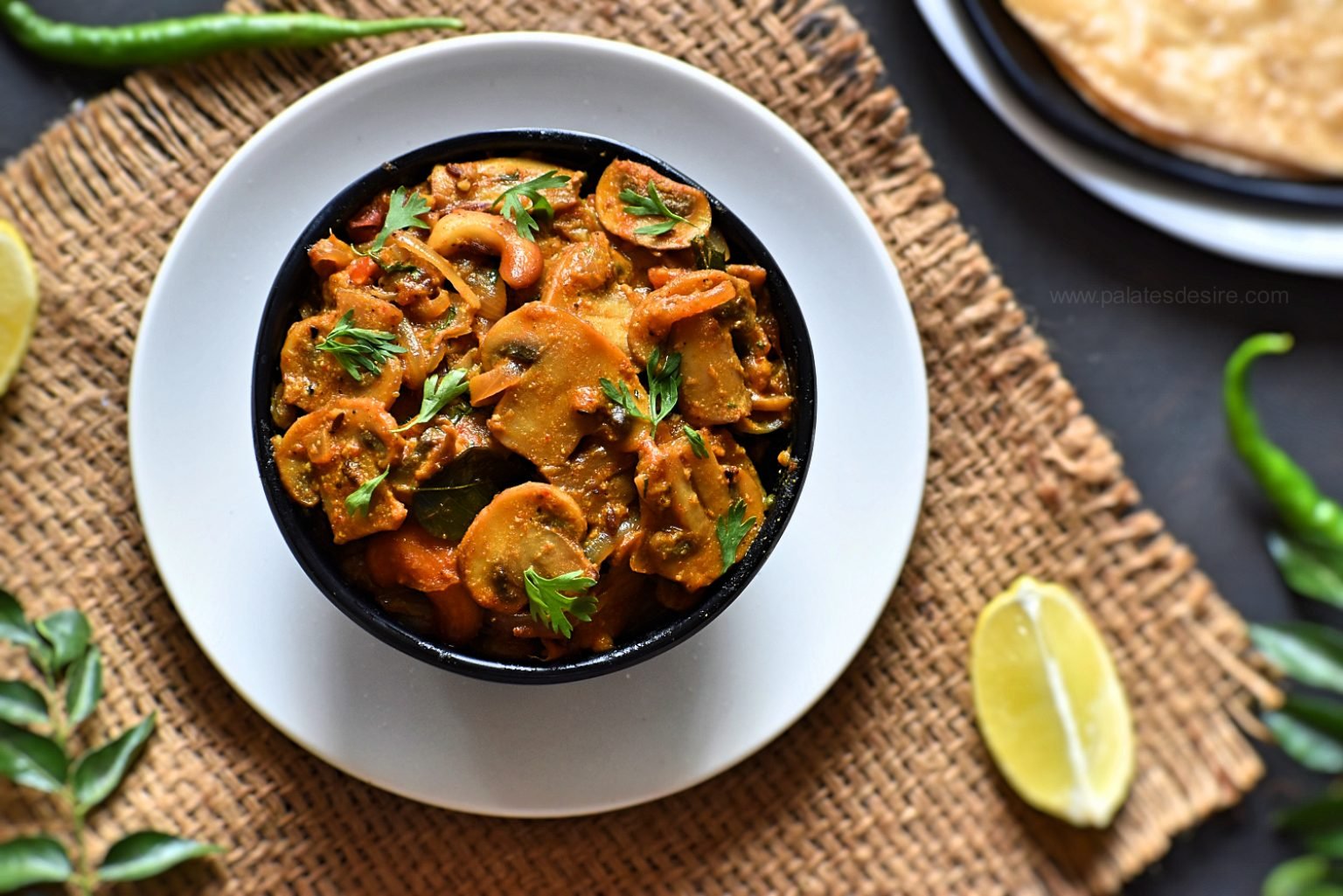 Mushroom masala recipe ( Step By Step with Video) - Palate's Desire