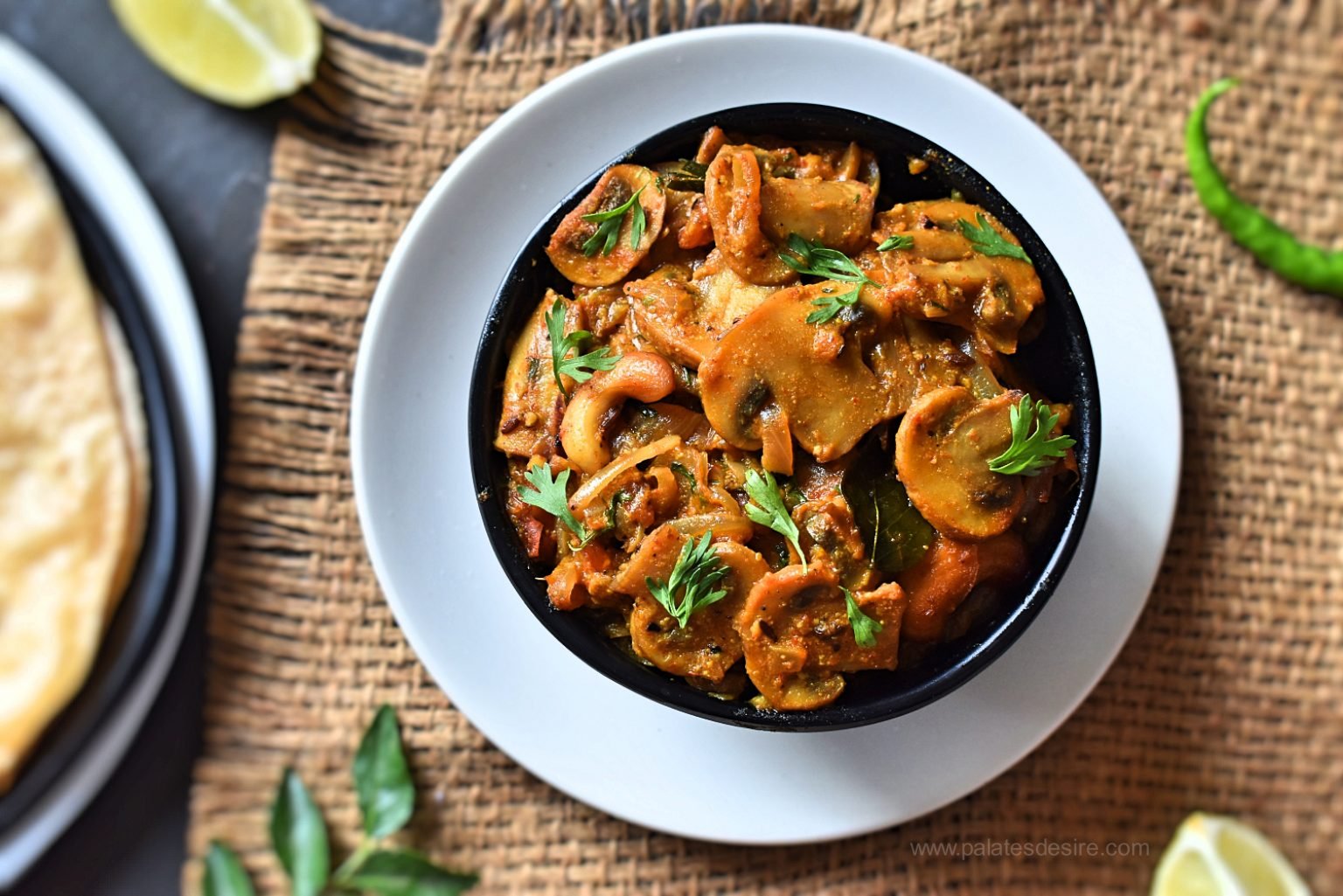 Mushroom masala recipe ( Step By Step with Video) Palate's Desire