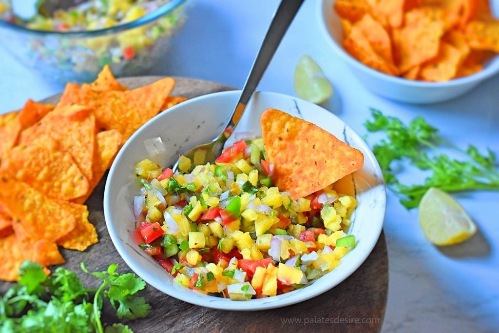 Pineapple Salsa - How to make spicy salsa