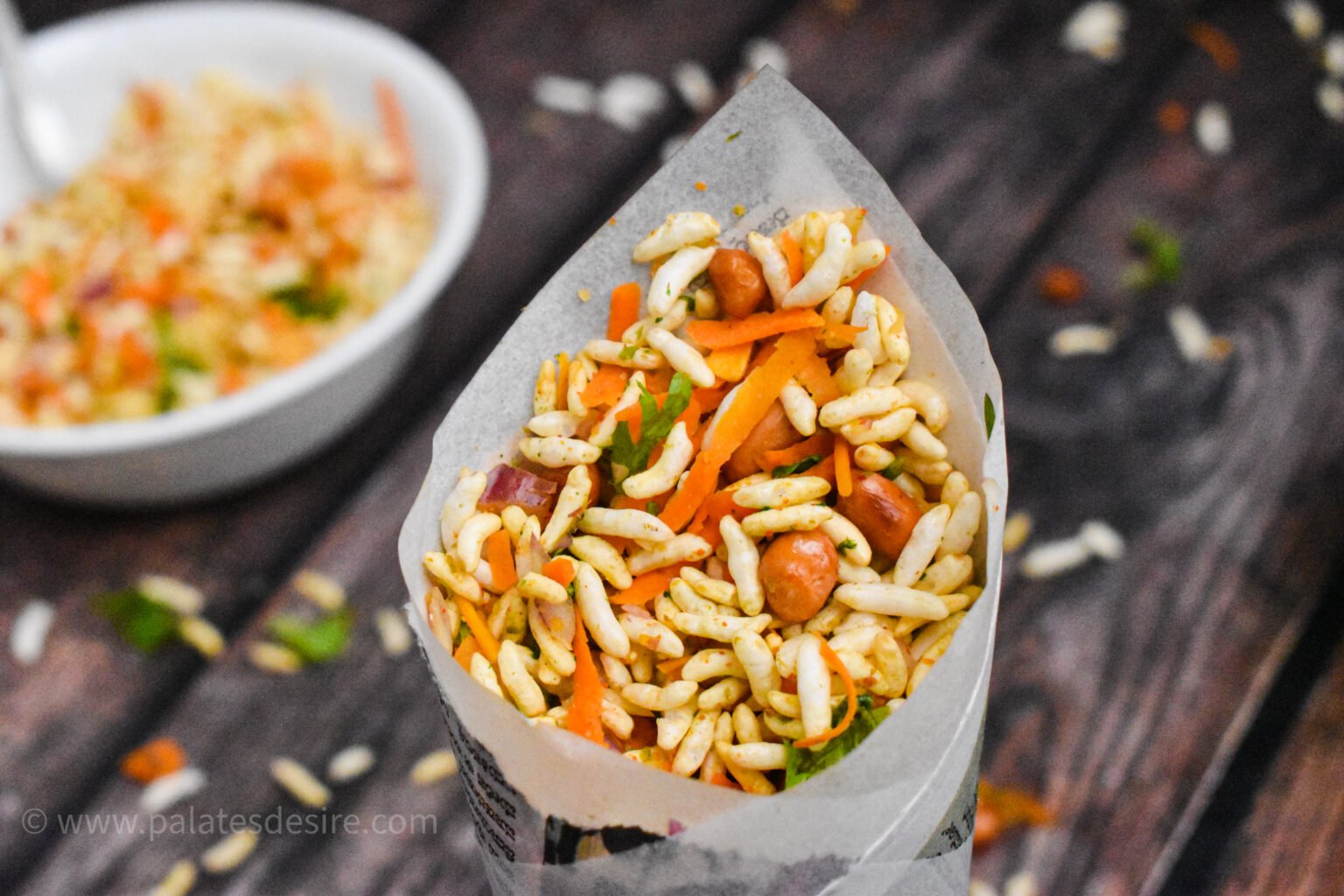 Churumuri Recipe | Puffed Rice Street Snack - Palate's Desire