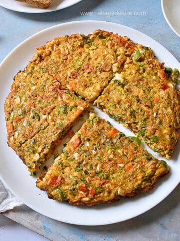 Spicy Masala Oats Omelette Recipe