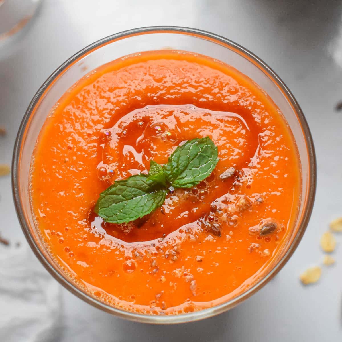 papaya-oat-smoothie-with-honey
